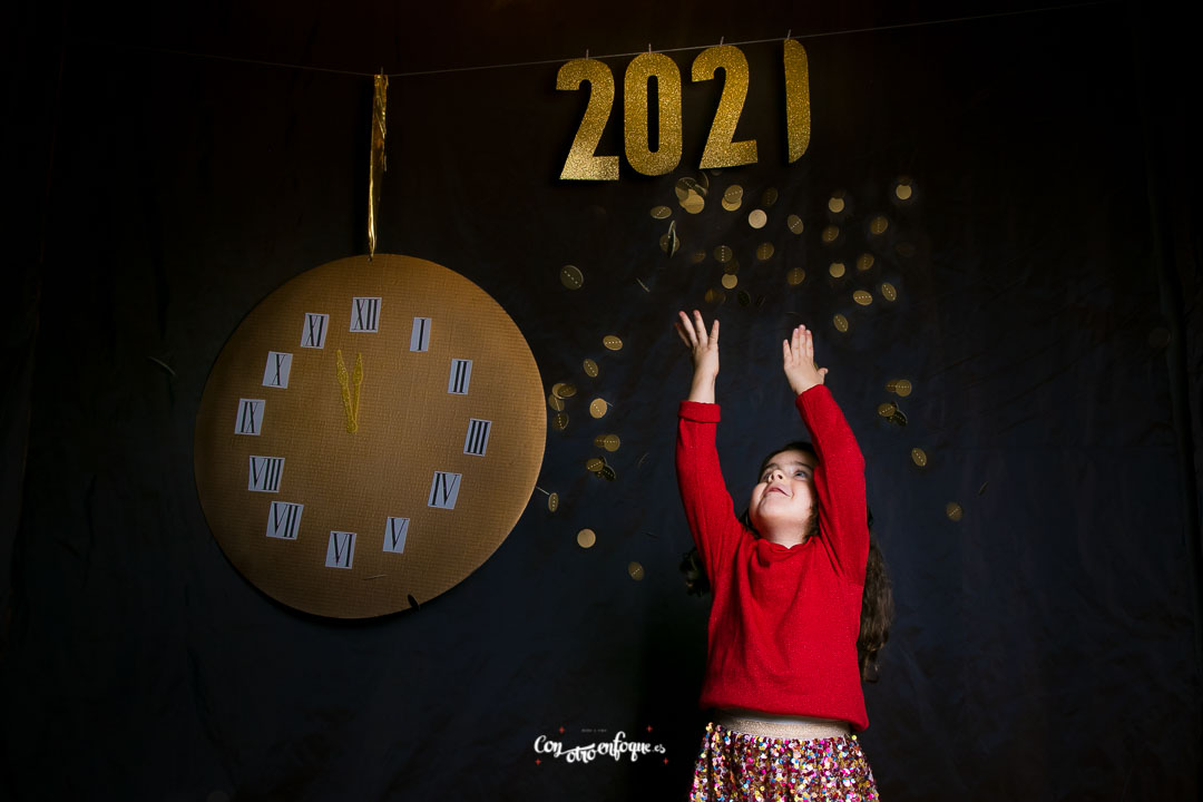 Feliz año 2021 Fotos de estudio para peques en Valencia